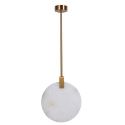Lampa wisząca MARBLE LED marmurowo złota 24 cm ST-8950-24