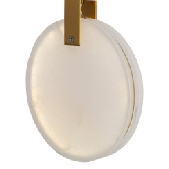 Lampa wisząca MARBLE LED marmurowo złota 24 cm ST-8950-24