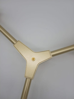 Lampa wisząca -6 złoto transparentna 130 cm ST-1232-6 GOLD transparent