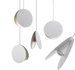 Lampa wisząca  S biała 23 cm ST-5819 S WHITE