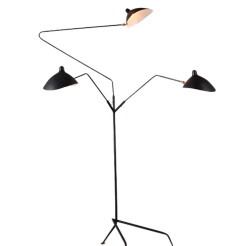 Lampa podłogowa -F1 czarna 160 cm F8701