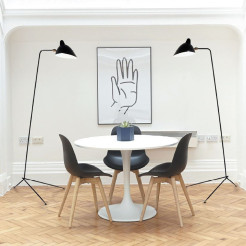 Lampa podłogowa -F1 czarna 160 cm F8701