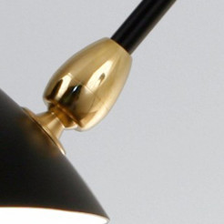 Lampa podłogowa -F1 czarna 160 cm F8701