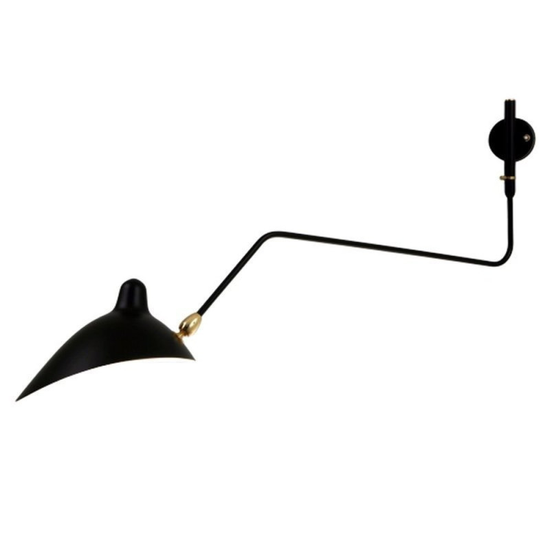 Lampa ścienna -1W czarna 99 cm W8701