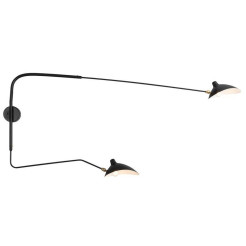 Lampa ścienna -2W czarna 175 cm W8702