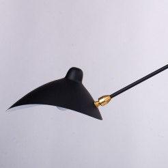 Lampa ścienna -2W czarna 175 cm W8702