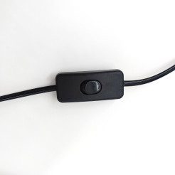 Lampa ścienna -1 WALL czarna XT004P