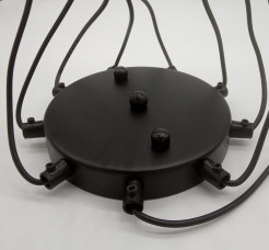 Lampa wisząca -9 czarna XT005-9P