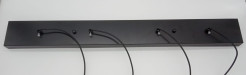 Lampa wisząca -4 LONG czarna 70 cm XT068-4P