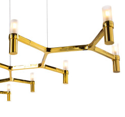 Lampa wisząca -10 złota 165 cm ST-8043-10 gold