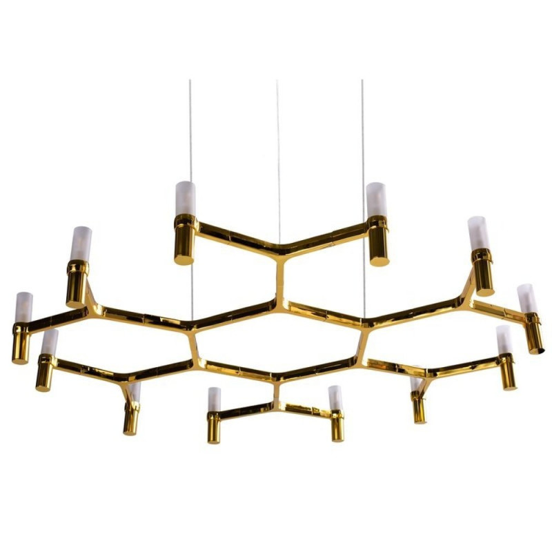 Lampa wisząca -12B złota 106 cm ST-8043-12B gold