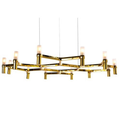 Lampa wisząca -12B złota 106 cm ST-8043-12B gold