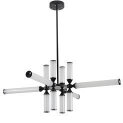 Lampa wisząca -12 LED czarna RH115-12P 
