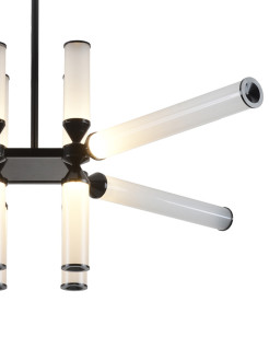 Lampa wisząca -12 LED czarna RH115-12P 