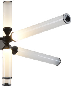 Lampa wisząca -12 LED czarna RH115-12P 