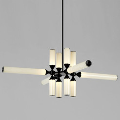 Lampa wisząca -12 LED czarna RH115-12P 