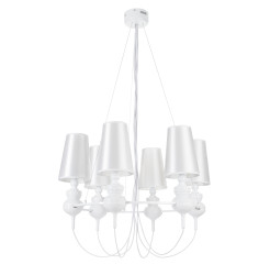 Lampa wisząca -6 biała ST-7105-6S white