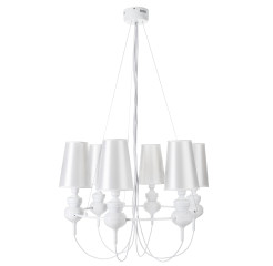 Lampa wisząca -6 biała ST-7105-6S white