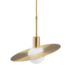 Lampa wisząca JUPITER  złota 30 cm ST-1737M