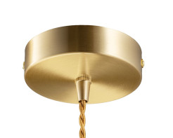 Lampa wisząca JUPITER  złota 30 cm ST-1737M