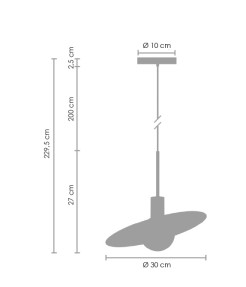 Lampa wisząca JUPITER  złota 30 cm ST-1737M
