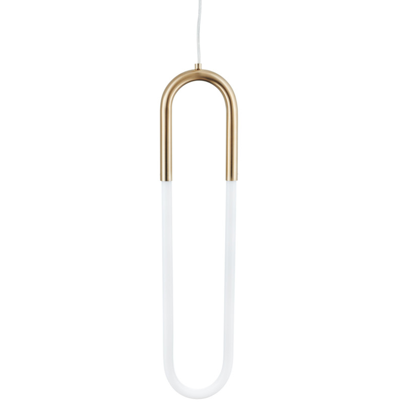 Lampa wisząca U-SHAPE mosiądz 60 cm ST-1716