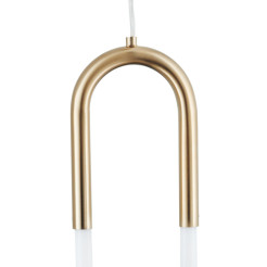 Lampa wisząca U-SHAPE mosiądz 60 cm ST-1716
