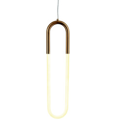 Lampa wisząca U-SHAPE mosiądz 60 cm ST-1716