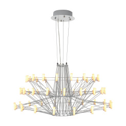 Lampa wisząca  S LED biała 90 cm ST-1644M