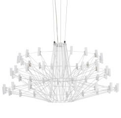 Lampa wisząca  L biała 100 cm ST-1644L