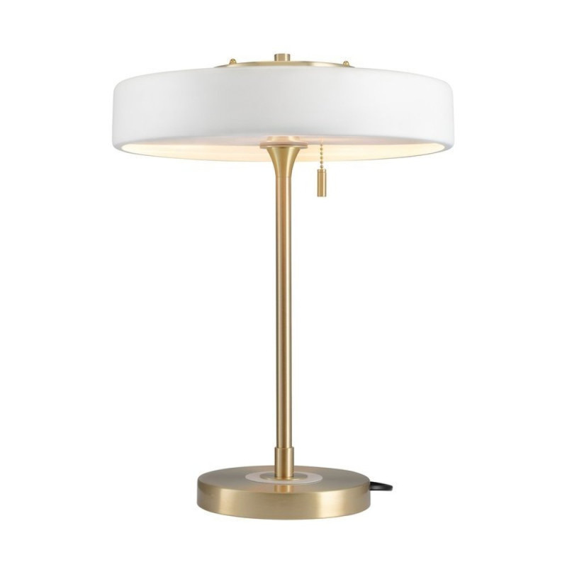 Lampa stołowa  biało - złota MT8872 white