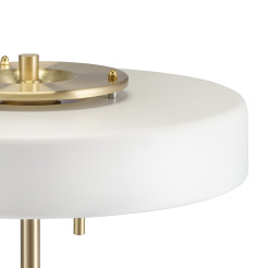 Lampa stołowa  biało - złota MT8872 white