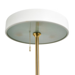 Lampa podłogowa  biało - złota 162 cm MF8872 white