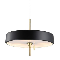 Lampa wisząca  czarno - złota 35 cm MP8872 black
