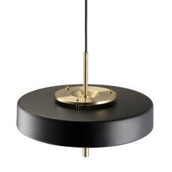 Lampa wisząca  czarno - złota 35 cm MP8872 black