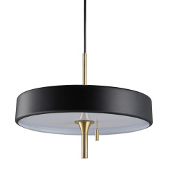 Lampa wisząca  czarno - złota 35 cm MP8872 black
