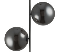 Lampa wisząca -2 czarna przydymiona 44 cm ST-5025-2 SMOKE