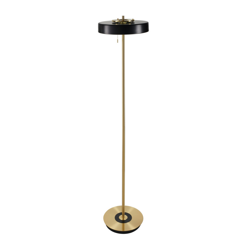 Lampa podłogowa  czarno - złota 162 cm MF8872 black