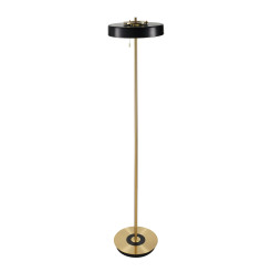 Lampa podłogowa  czarno - złota 162 cm MF8872 black