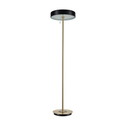 Lampa podłogowa  czarno - złota 162 cm MF8872 black