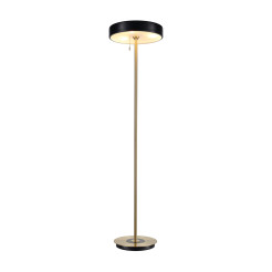 Lampa podłogowa  czarno - złota 162 cm MF8872 black