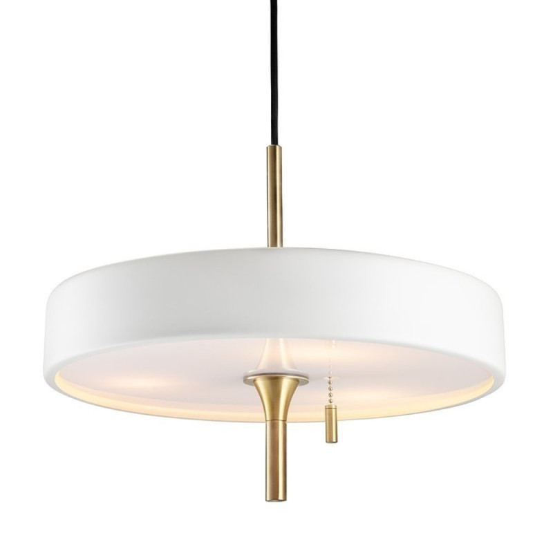 Lampa wisząca  biało - złota 35 cm MP8872 white