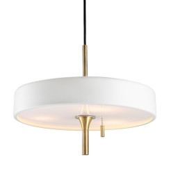Lampa wisząca  biało - złota 35 cm MP8872 white