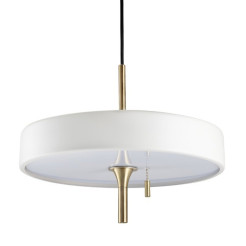Lampa wisząca  biało - złota 35 cm MP8872 white