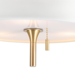 Lampa wisząca  biało - złota 35 cm MP8872 white