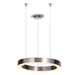 Lampa wisząca  40 LED nikiel szczotkowany 40 cm ST-8848-40 NICKEL