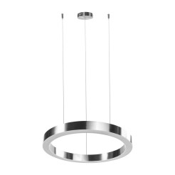 Lampa wisząca  40 LED nikiel szczotkowany 40 cm ST-8848-40 NICKEL