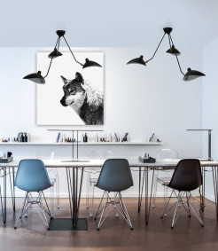 Lampa wisząca -3P czarna P8703
