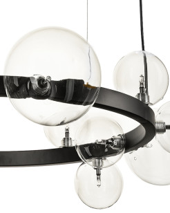 Lampa wisząca  czarna 85 cm XC111-850