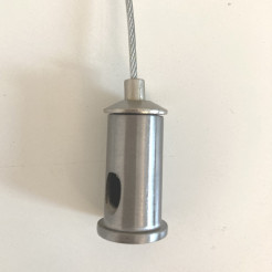 Lampa wisząca  100 LED nikiel szczotkowany 100 cm ST-8848-100 NICKEL